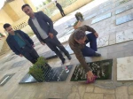 غبار روبی مزار شهداء بمناسبت ایام الله دهه فجر و پیروزی انقلاب اسلامی 4