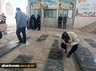 غبار روبی مزار شهداء بمناسبت ایام الله دهه فجر و پیروزی انقلاب اسلامی 6