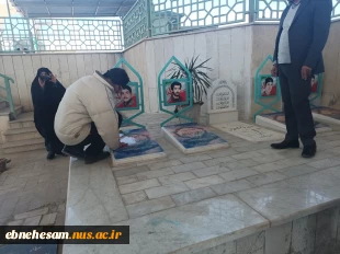 غبار روبی مزار شهداء بمناسبت ایام الله دهه فجر و پیروزی انقلاب اسلامی 8