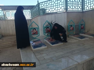غبار روبی مزار شهداء بمناسبت ایام الله دهه فجر و پیروزی انقلاب اسلامی 9