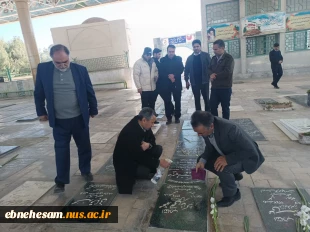 غبار روبی مزار شهداء بمناسبت ایام الله دهه فجر و پیروزی انقلاب اسلامی 12