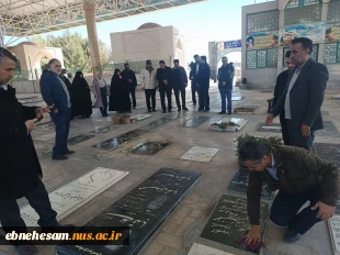 غبار روبی مزار شهداء بمناسبت ایام الله دهه فجر و پیروزی انقلاب اسلامی 13