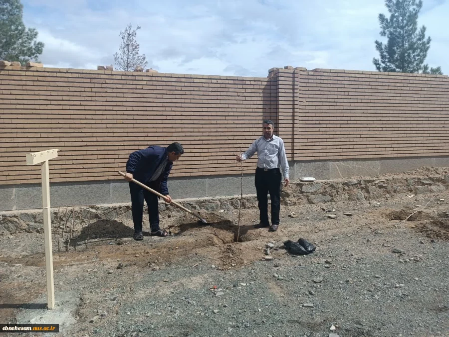 باحضورمسئولین وکارکنان دانشگاه ملی مهارت واحد استان خراسان جنوبی برگزار شد :
کاشت نهال به مناسبت هفته منابع طبیعی و روز درختکاری
 3