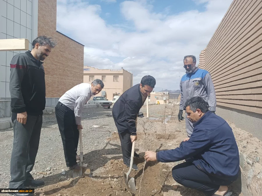 باحضورمسئولین وکارکنان دانشگاه ملی مهارت واحد استان خراسان جنوبی برگزار شد :
کاشت نهال به مناسبت هفته منابع طبیعی و روز درختکاری
 4