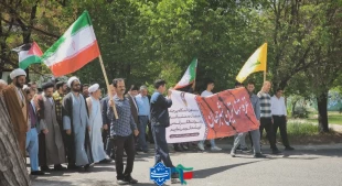 تجمع ضدصهیونیستی در حمایت از مردم مظلوم غزه با دانشگاههای سراسر کشور 9