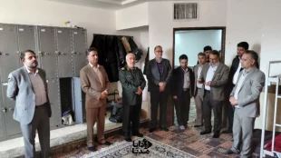 بازدید فرمانده سپاه انصارالرضا (ع) استان خراسان جنوبی  بمناسبت روز دانشجو 16آذر از دانشگاه ملی مهارت استان خراسان جنوبی 6