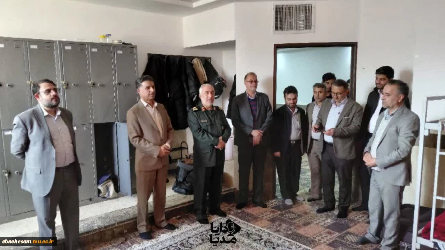 بازدید فرمانده سپاه انصارالرضا (ع) استان خراسان جنوبی  بمناسبت روز دانشجو 16آذر از دانشگاه ملی مهارت استان خراسان جنوبی 6