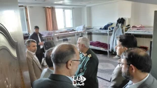 بازدید فرمانده سپاه انصارالرضا (ع) استان خراسان جنوبی  بمناسبت روز دانشجو 16آذر از دانشگاه ملی مهارت استان خراسان جنوبی 7