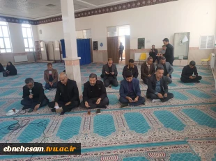 محفل سوگ اربعین سید الشهدای ایران، قائد شهید امت (قدس سره) و شهدای جنگ رمضان و ذکر دعای پرفیض زیارت عاشورا با حضور مدیرکل دفتر برنامه بودجه ،تحول اداری و بهره وری دانشگاه ملی مهارت 7