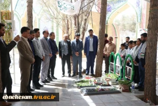 دلجویی و تکریم خانواده های معزز شهیدان زیبا و نادی مقدم با حضور رئیس دانشگاه واحد استان ، مدیرکل دفتر برنامه بودجه ،تحول اداری وبهره وری دانشگاه ملی مهارت 2