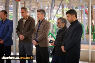 دلجویی و تکریم خانواده های معزز شهیدان زیبا و نادی مقدم با حضور رئیس دانشگاه واحد استان ، مدیرکل دفتر برنامه بودجه ،تحول اداری وبهره وری دانشگاه ملی مهارت 8