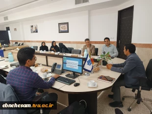 حضور رئیس دانشگاه ملی مهارت استان خراسان جنوبی در جلسه بررسی شاخص های بارگذاری و صحت سنجی سامانه جامع اعضای هیأت علمی دانشگاه ملی مهارت ( جامی )  4