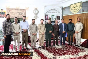 دیدار رئیس دانشگاه ملی مهارت استان خراسان جنوبی با خانواده شهید سرافراز مهدی زیبا  6