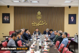 حضور رئیس دانشگاه ملی مهارت استان خراسان جنوبی در اولین جلسه دبیرخانه هیات اندیشه ورز ستاد علم و فناوری استان خراسان جنوبی در دانشگاه بیرجند  4