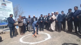 آیین کلنگ زنی احداث خوابگاه دانشجویی دانشگاه ملی مهارت استان خراسان جنوبی واحد پسران بیرجند 5