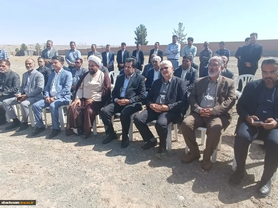 آیین کلنگ زنی احداث خوابگاه دانشجویی دانشگاه ملی مهارت استان خراسان جنوبی واحد پسران بیرجند 6