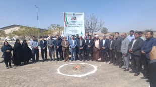 آیین کلنگ زنی احداث خوابگاه دانشجویی دانشگاه ملی مهارت استان خراسان جنوبی واحد پسران بیرجند 7