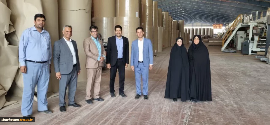 بازدید از کارخانه تولید کارتن و مقوای سلولزی (وابسته به مجموعه کاشی فرزاد بیرجند)  5