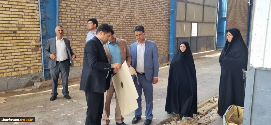بازدید از کارخانه تولید کارتن و مقوای سلولزی (وابسته به مجموعه کاشی فرزاد بیرجند)  8