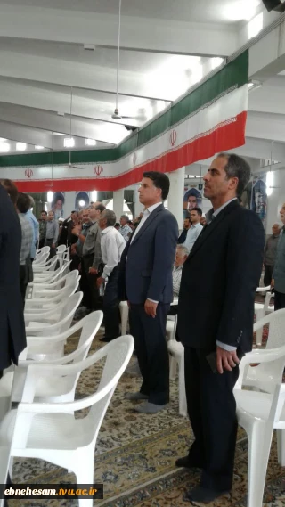رئیس دانشگاه ملی مهارت استان خراسان جنوبی  در اجلاسیه شهدای جهادگر و رونمایی از پوستر و شعار سال جهادگران بسیجی خدمت رسان در شهرستان فردوس