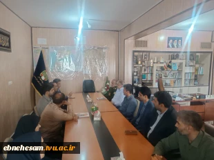 دیدار رئیس دانشگاه ملی مهارت واحد استانی خراسان جنوبی با مدیرکل محترم بنیاد حفظ آثار و نشر ارزش های دفاع مقدس استان خراسان جنوبی 2