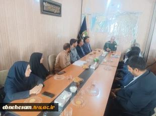 دیدار رئیس دانشگاه ملی مهارت واحد استانی خراسان جنوبی با مدیرکل محترم بنیاد حفظ آثار و نشر ارزش های دفاع مقدس استان خراسان جنوبی 6