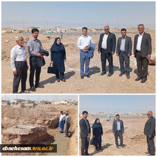 بازدید رئیس دانشگاه ملی مهارت استان خراسان جنوبی از عملیات احداث پروژه سلف سرویس دانشجویی دانشگاه ملی مهارت طبس